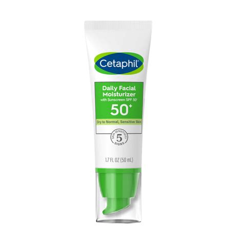Cetaphil Daily Facial Moisturizer SPF 50+ (50ml) – SkinStash