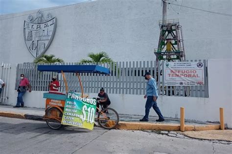 Protección Civil de Ciudad del Carmen verifica albergues temporales