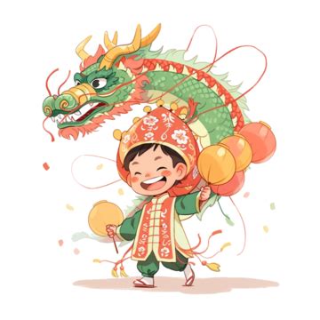 Dragon Dance Cartoon PNG, Vector, PSD, and Clipart With Transparent ...