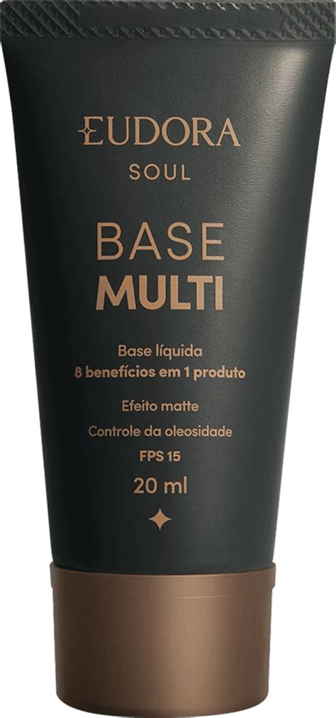 Base Líquida Eudora Soul Base Multi Beleza na Web