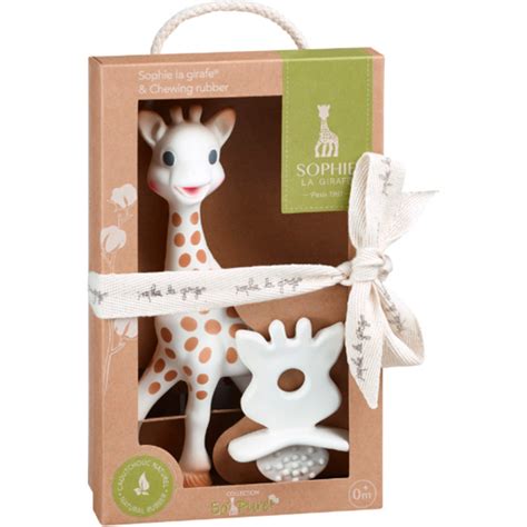 Natural Rubber Sophie The Giraffe Toy Teether Set Sophie La Girafe