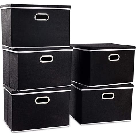 Amazon PRANDOM Extra Large Collapsible Storage Bins With Lids 5