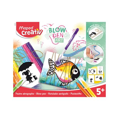 Fújós filctoll készlet MAPED CREATIV Blow pen Art pop I Love MAPED