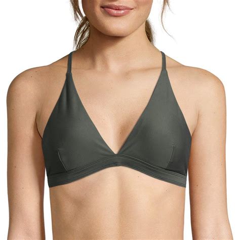 Casall Triangle Bikini Top Green Dressinn