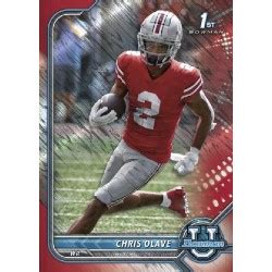 2022 Bowman Chrome University Football Checklist Hero Habit