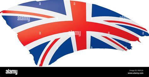 United Kingdom flag, vector illustration on a white background Stock Vector Image & Art - Alamy