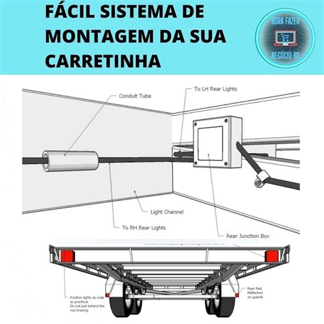 Projeto Construir Carretinha Reboque Trucada Eixos Ca Amba