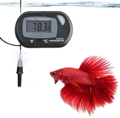 LCD Digital Aquarium Thermometer Fish Tank Water Terrarium Temperature