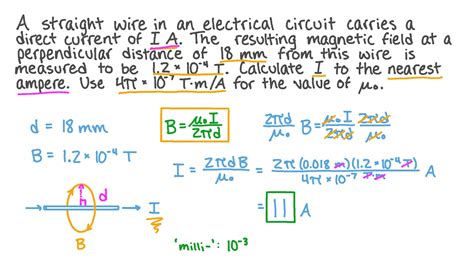 Magnetic Field Around A Wire Calculator