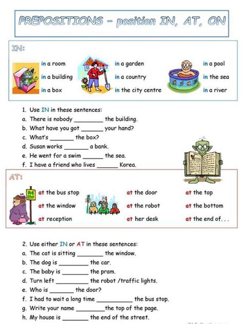 Preposition English Language Assignment Teachmint