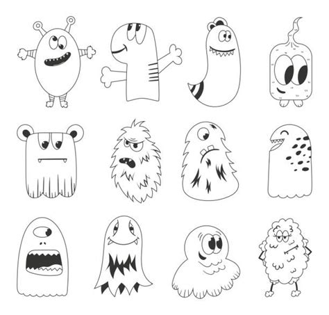 2 700 Cute Hairy Monster Illustrations Royalty Free Vector Graphics