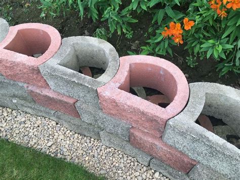 Simple To Build Garden Wall Using The Terraforce Dry Stack Block System Concrete Retaining