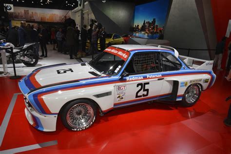 BMW 3.0 CSL racing car at BMW’ booth at Detroit | Vehiclejar Blog