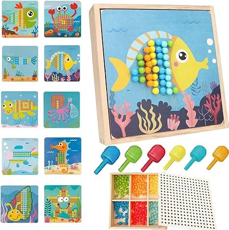 Gioco A Mosaici Per Bambini Dai 2 3 4 5 Anni Mosaico Collegabile Con