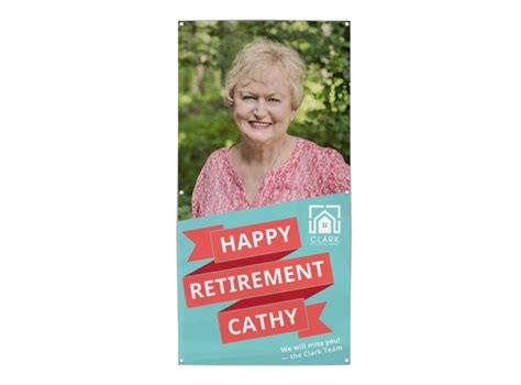 Happy Retirement Banner Template | MyCreativeShop