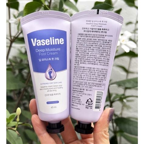 Vaseline Deep Moisture Foot Cream 60ml Shopee Thailand