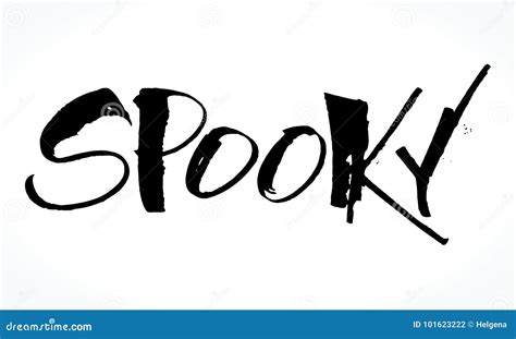 Spooky Lettering for Halloween Stock Vector - Illustration of character ...