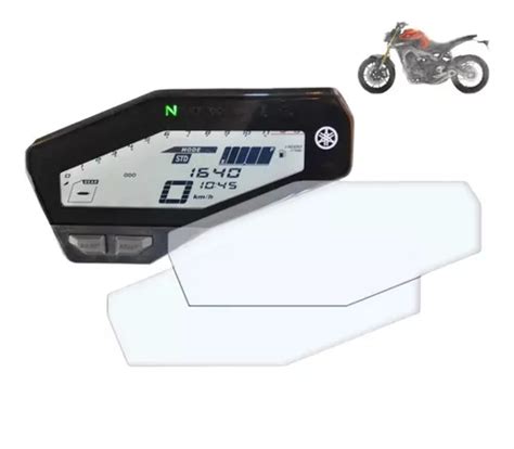 2 Micas Protectoras De Pantalla Mt09 Fz09 Yamaha Clear Tpu Meses Sin