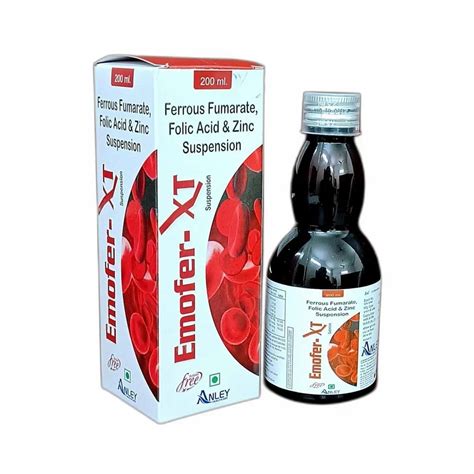 Ferrous Fumarate Folic Acid And Zinc Syrup 200 Ml At Rs 120 Bottle In