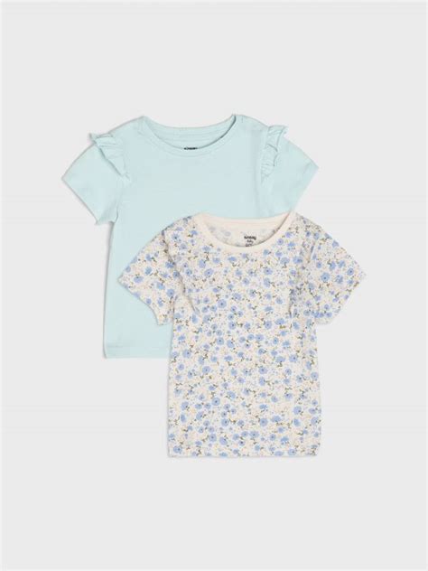 T Shirts 2er Pack Farbe Nude SINSAY 392AJ 02X