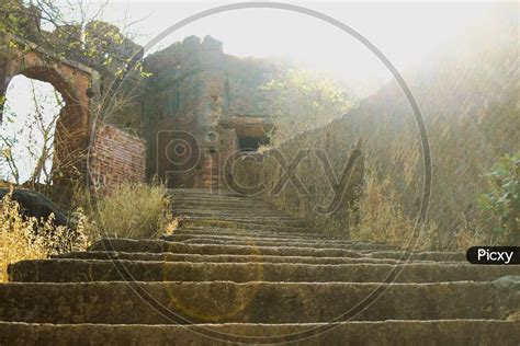 Image of steps of songadh fort-ND678075-Picxy