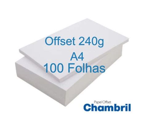 Papel Offset Chambril G A Folhas Elo