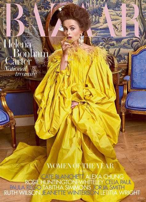 Cover Of Harper S Bazaar Uk With Helena Bonham Carter December 2019 Id 53322 Magazines The Fmd