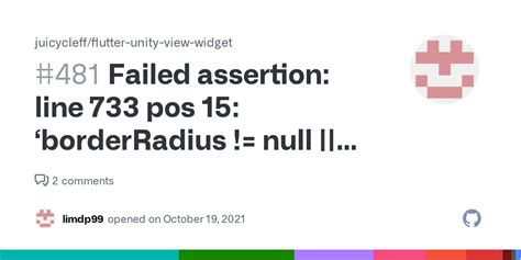 Failed Assertion Line 733 Pos 15 BorderRadius Null Clipper