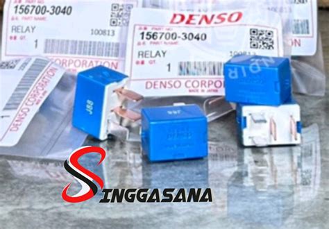 RELAY AC BIRU 12V KAKI 4 PIN RELAY AC JAZZ AVANZA XENIA UNIVERSAL