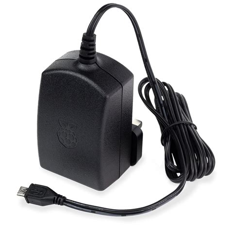 Raspberry Pi Official Power Adapter 51v 25a Black Samm Market