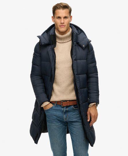 Long Coats For Men And Long Puffer Coats Superdry Us