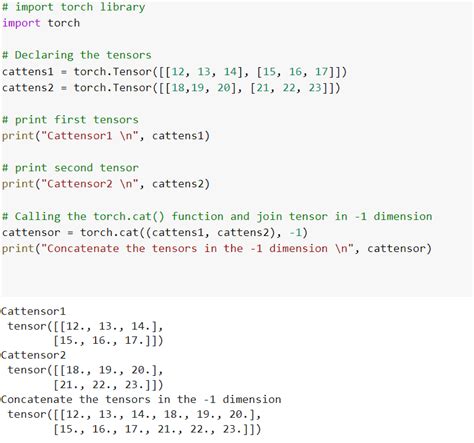 How To Use Pytorch Cat Function Python Guides