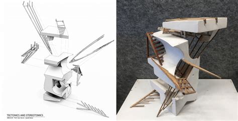 Refined Drawing And Final Physical Model By Second Year Architectural