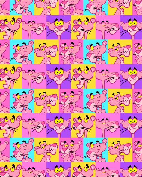 Pink Panther Pat Pixel Print Art