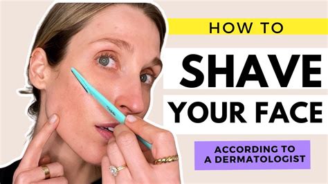 How To Shave Your Face To Remove Peach Fuzz According To A