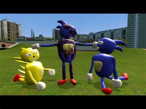 Playing As Cursed Sonic Vs All D Sanic Clones Memes In Garry S Mod