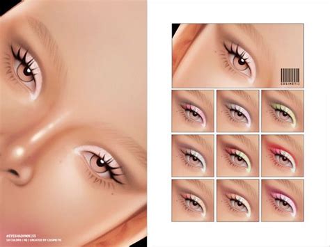 Cosimetic S Eyeshadow N155 Sims 4 Cc Makeup The Sims 4 Skin Makeup Cc