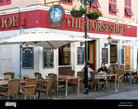 The Horsehoe Pub Gibraltar Stock Photo Alamy