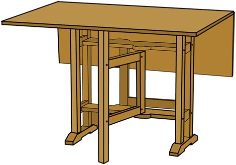 L & JG Stickley No. 552 Gateleg Table Plans - Craftsman Plans