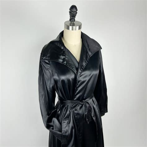 1970 S Satin Trenchcoat S Gem