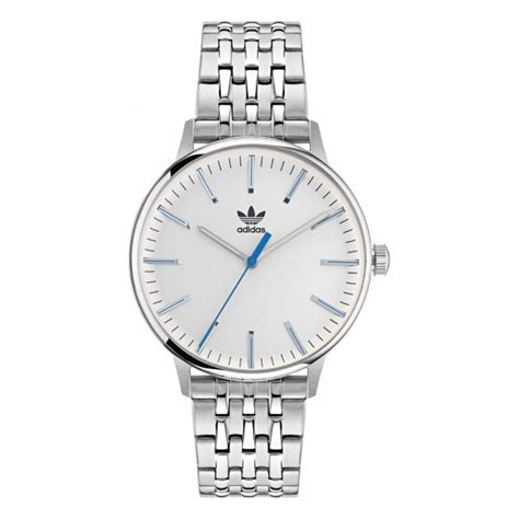 Adidas Originals Unisex Code One Silver Bracelet Strap Watch Women S