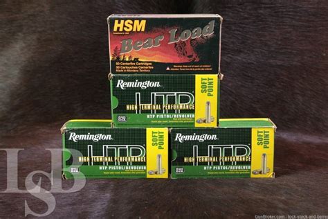 200x 41 Rem Magnum Ammunition Rem And Hsm 210 230 Grain Jsp And Lead Swc