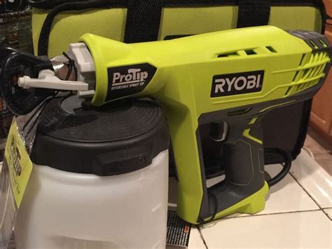 Ryobi Pro Tip Paint Portable Compact Paint Sprayer Tool Brand New