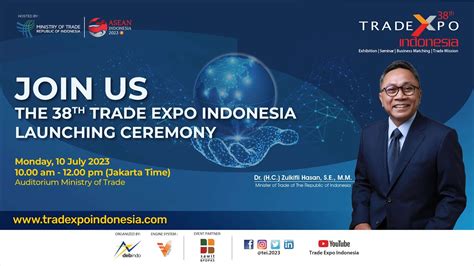 Live Peluncuran Trade Expo Indonesia Ke Youtube