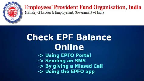 How To Check Pf Epf Balance Online Step By Step Guide