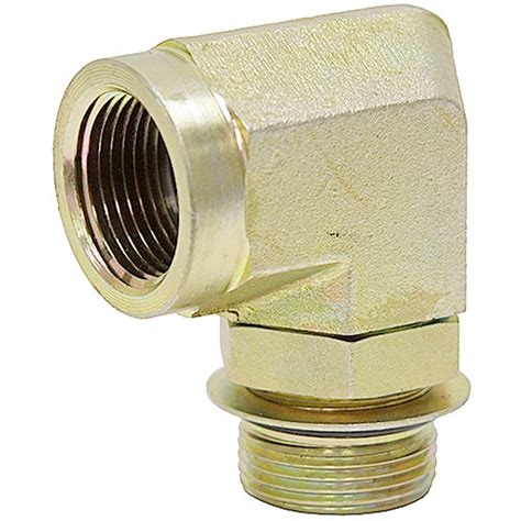 SAE 6 Male X 3 8 NPT Female 90 Degree Elbow 6805 06 06 Adapter SAE