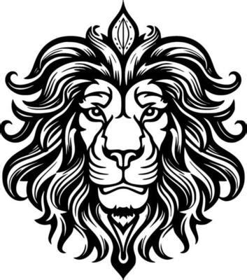 Lion Face Outline Vector Art, Icons, and Graphics for Free Download