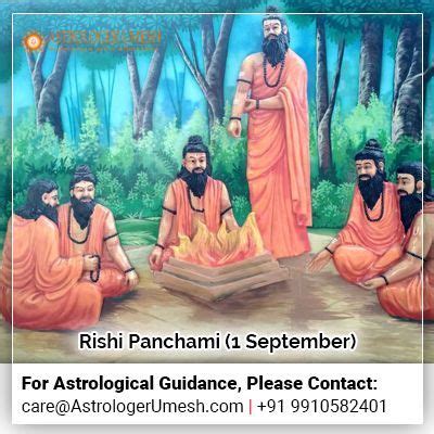 Rishi Panchami is an auspicious observance dedicated to Sapta Rishi ...