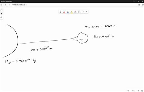 SOLVED: Mars, which has a radius of 3.4 × 106 m and a mass of 6.4 × ...