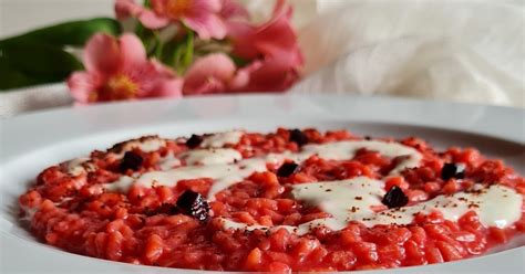 Rosso Risotto Alla Rapa Rossa In Tre Consistenze Con Crema Di